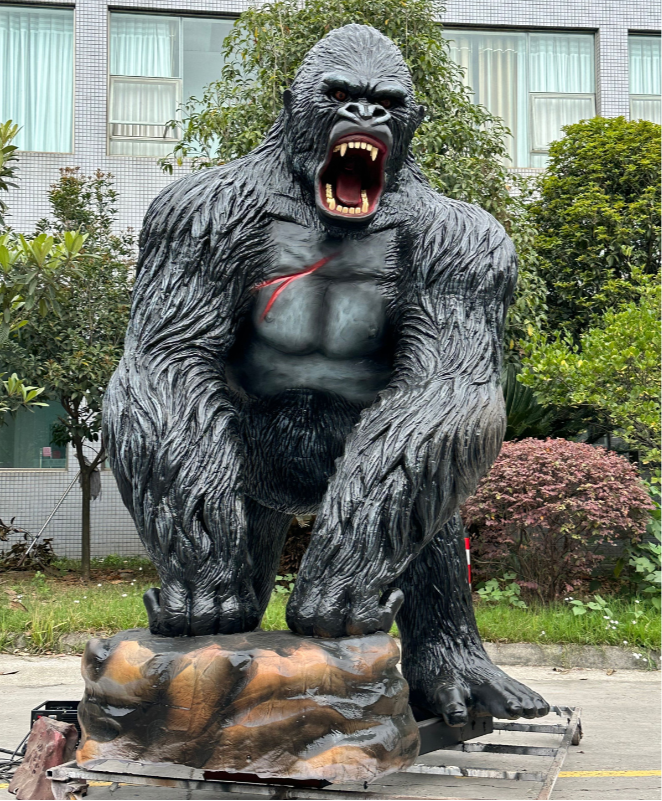 Statue Gorille géante