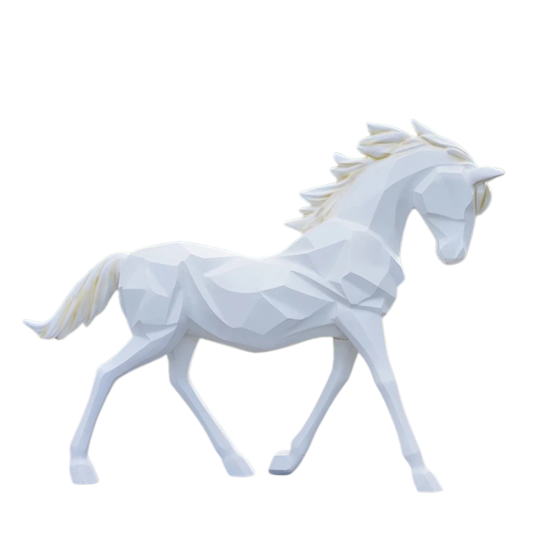 Statue de jardin cheval