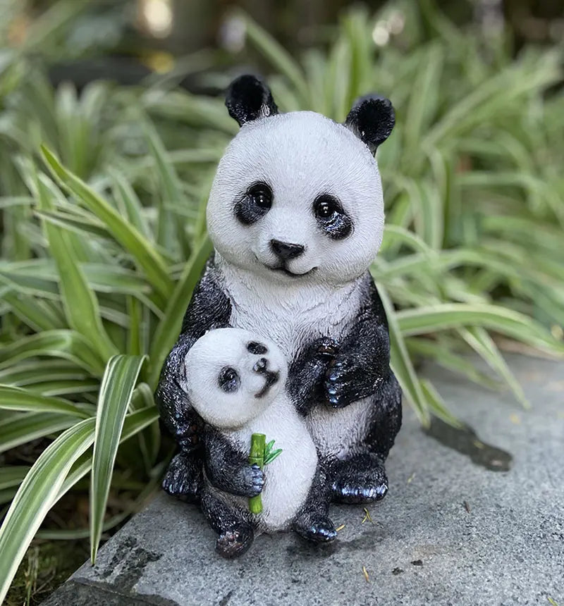 Statue de jardin panda