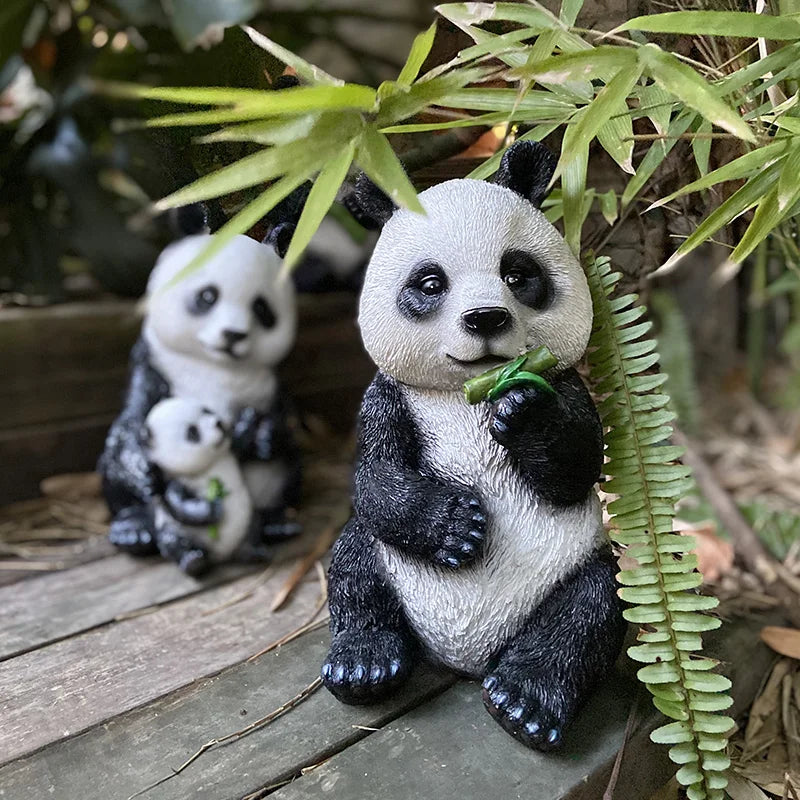 Statue de jardin panda