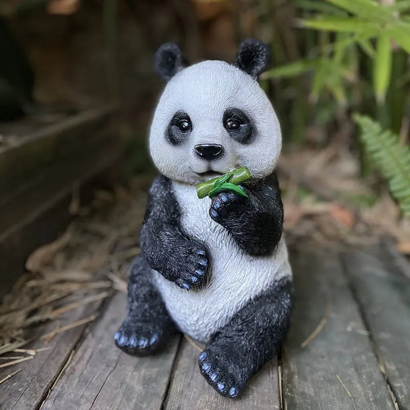 Statue de jardin panda