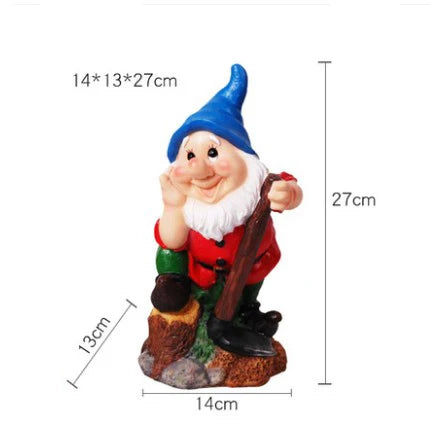 Statue de jardin blanche neige