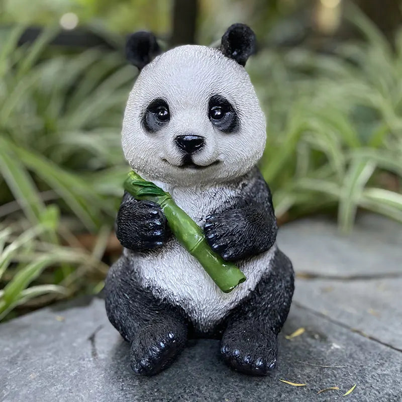Statue de jardin panda