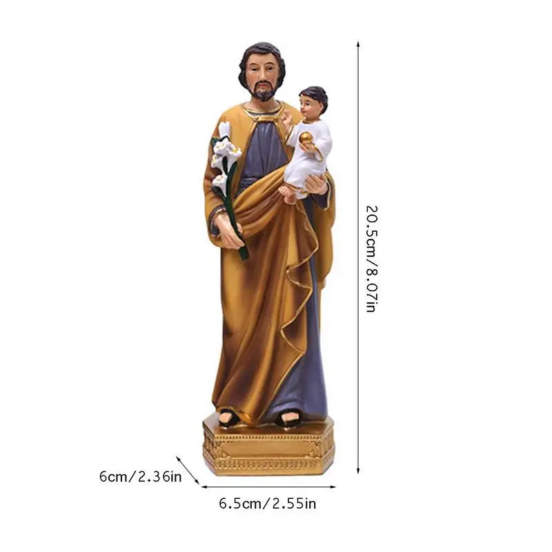 Statue Joseph & Jésus
