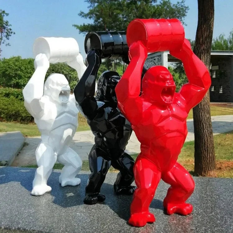 Statue de jardin gorille