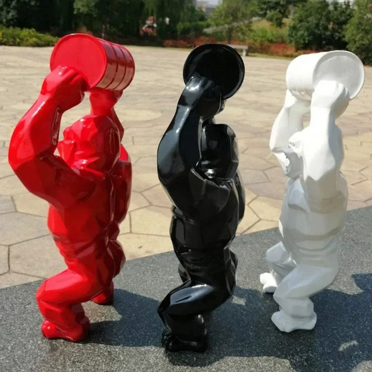Statue de jardin gorille