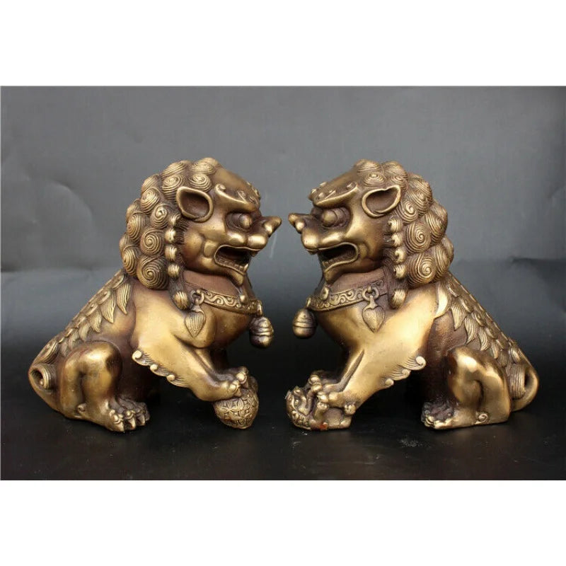 Statue chiens fu