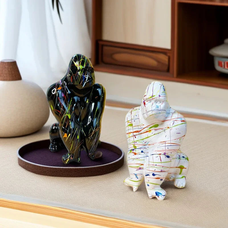 Statue gorille moderne