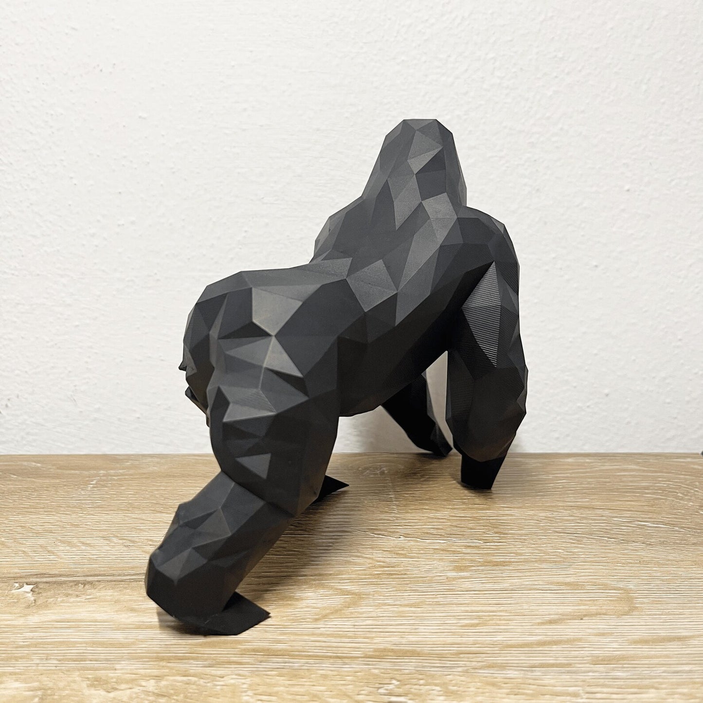 Statue gorille origami