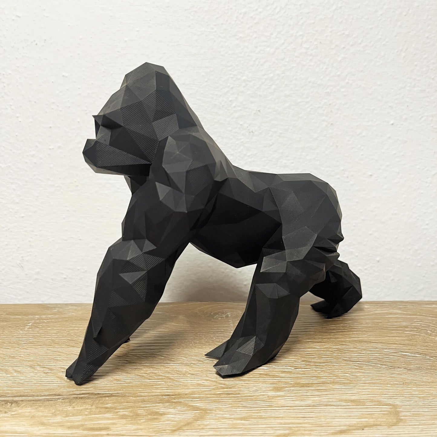 Statue gorille origami