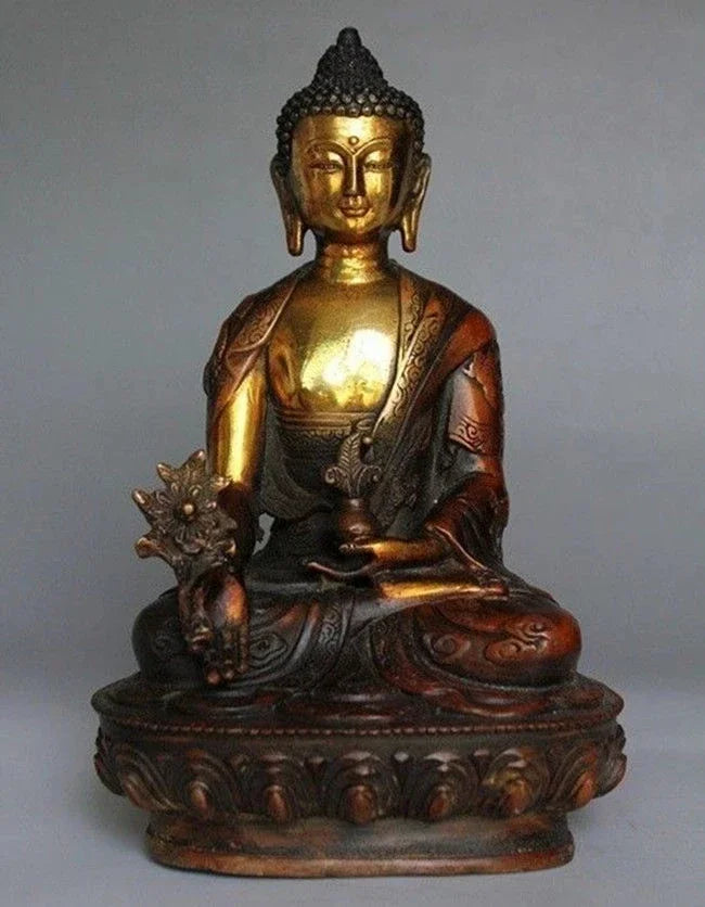 Statue Bouddha laiton