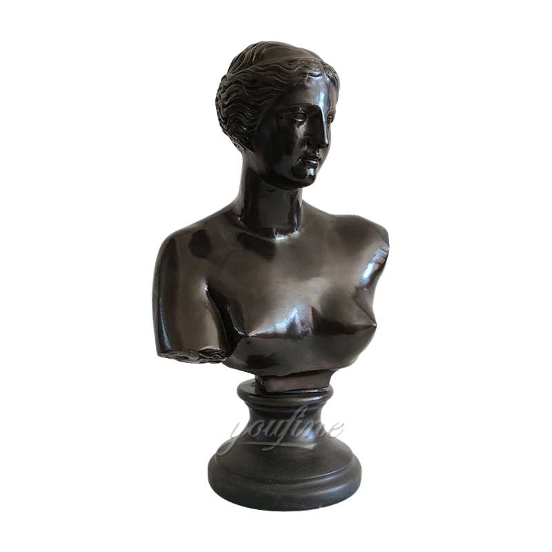 Statue du buste d'Aphrodite