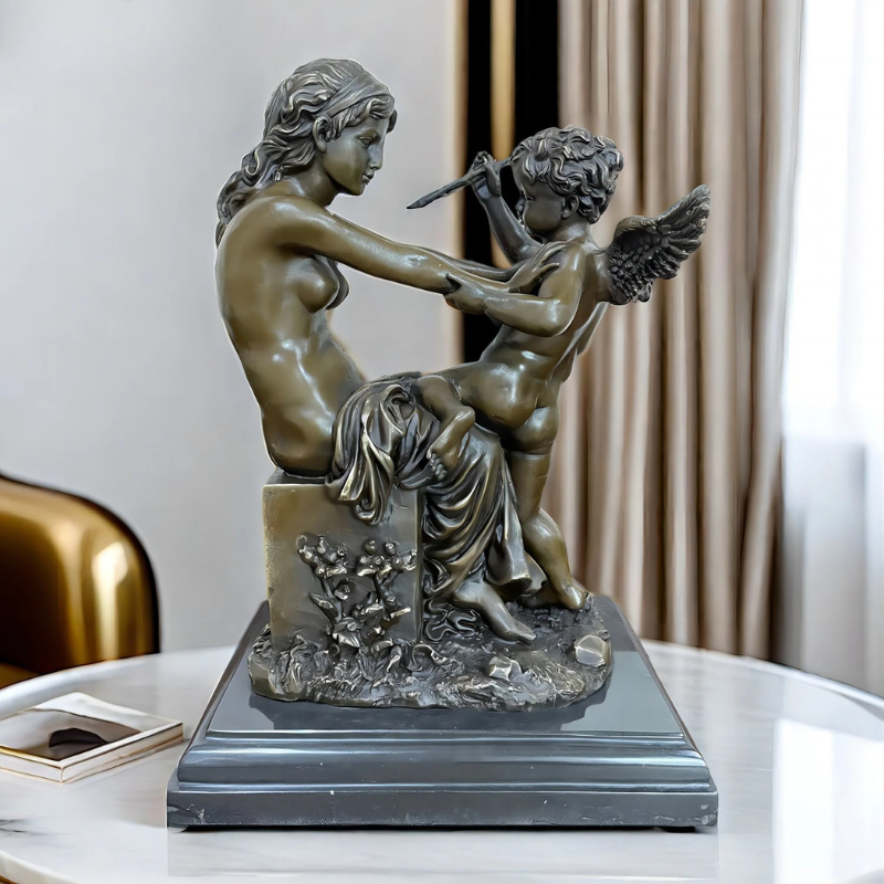 Statue Vénus & Cupidon