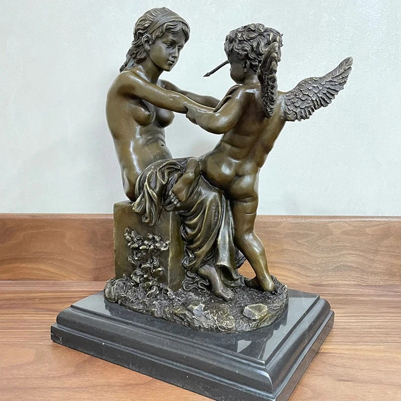 Statue Vénus & Cupidon