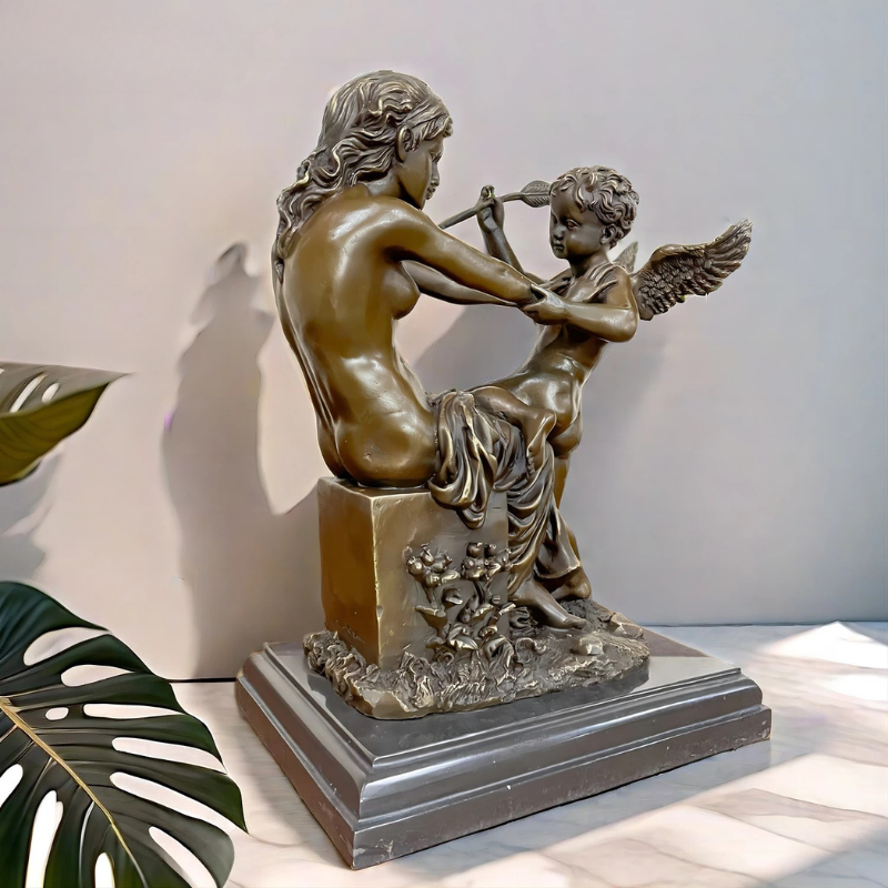 Statue Vénus & Cupidon