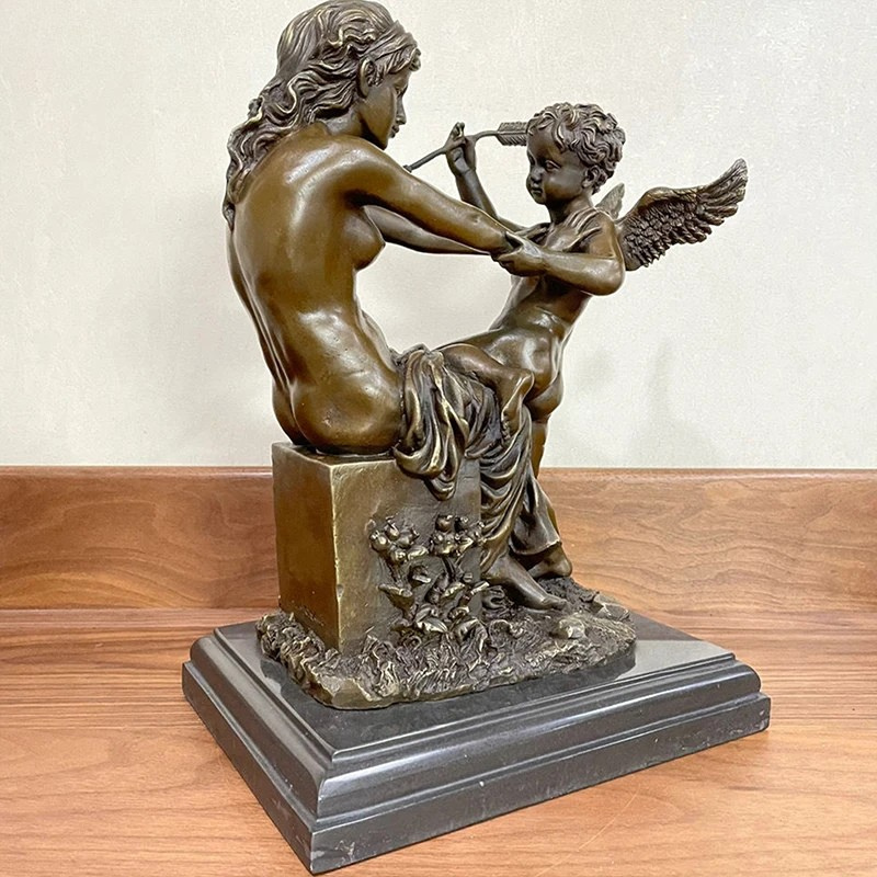 Statue Vénus & Cupidon