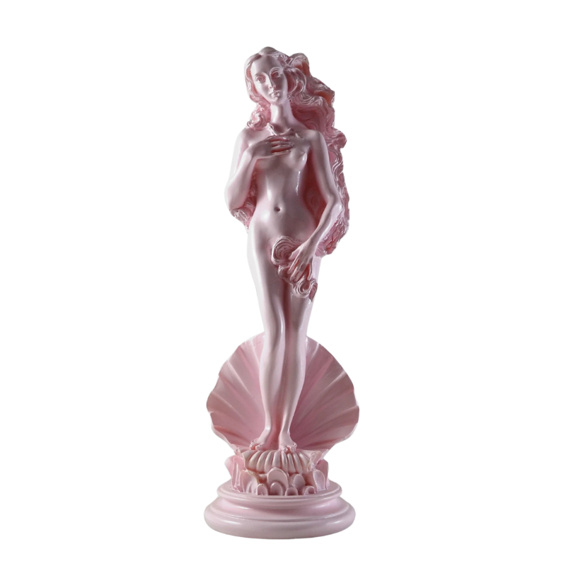 Statue Vénus rose