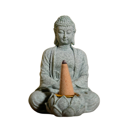 Statue Bouddha encens