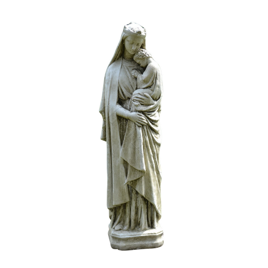 Statue Vierge Marie en pierre