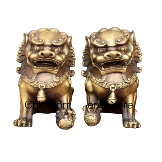 Statue chiens fu