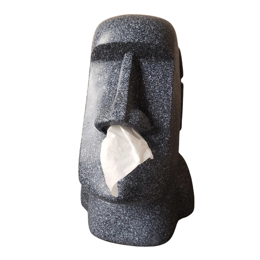 Statue moaï mouchoirs