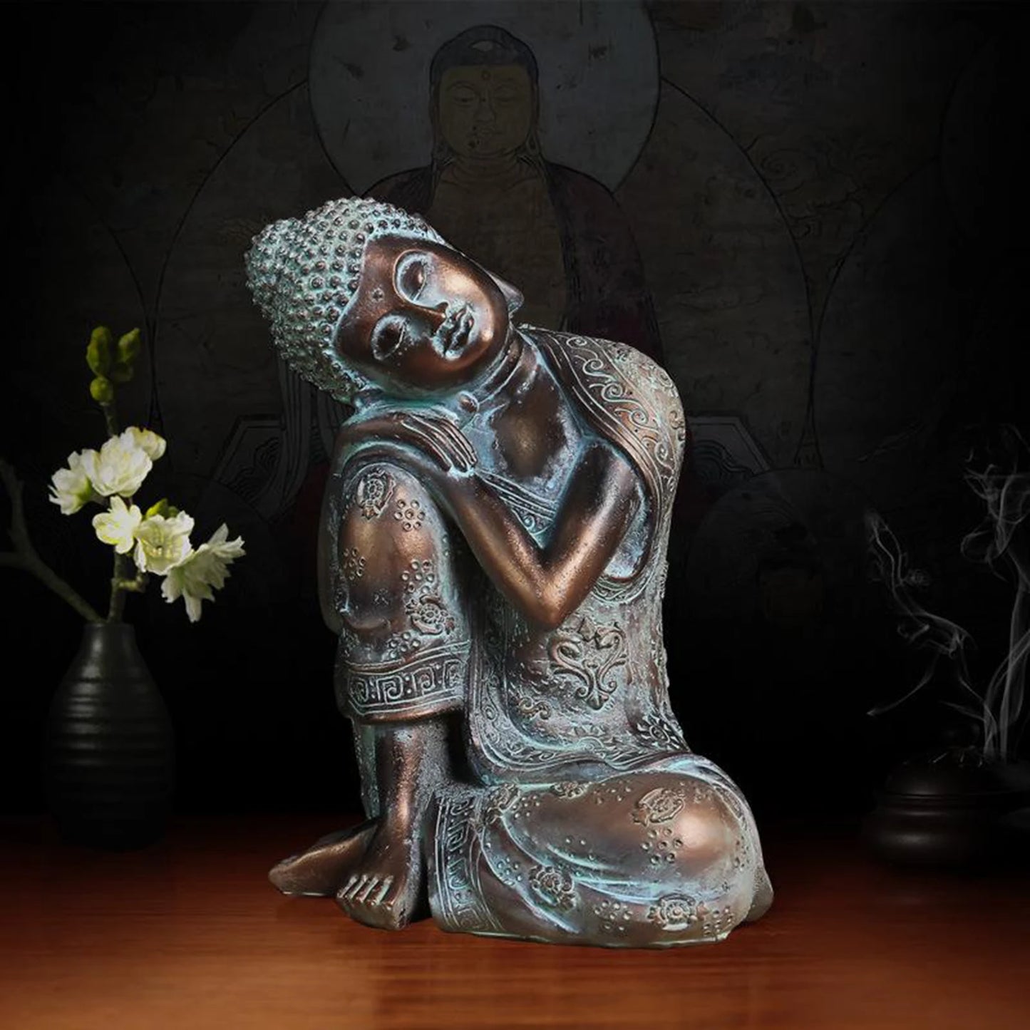 Statue Bouddha penseur