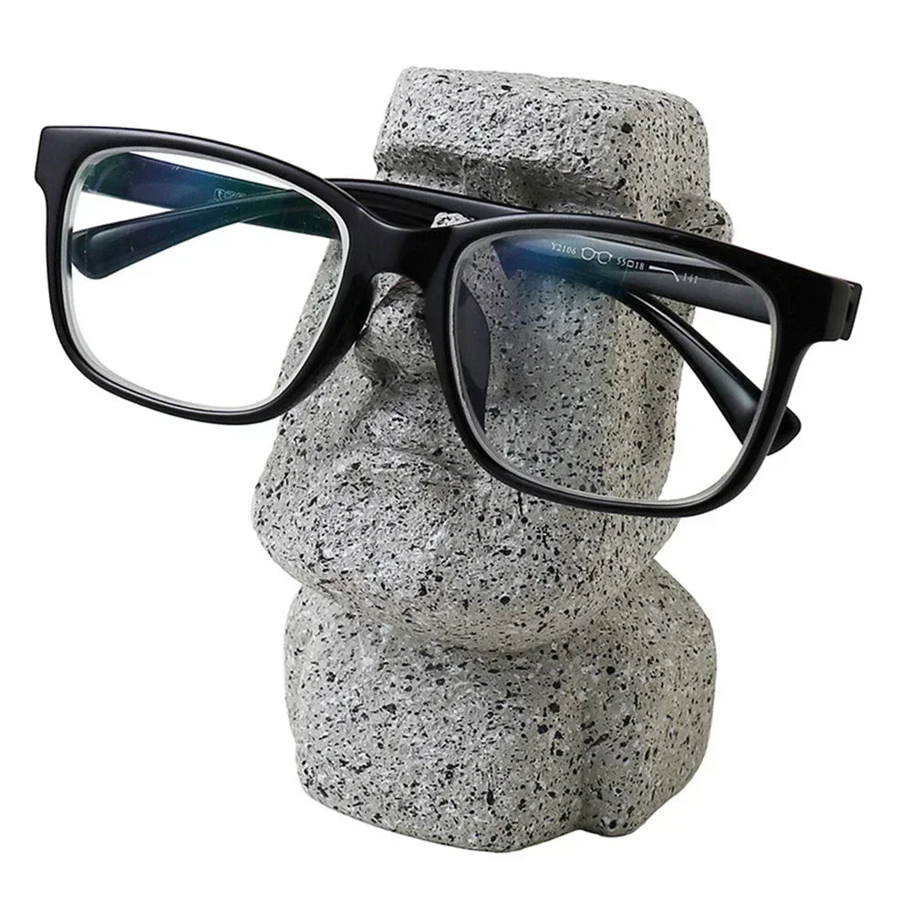 Statue moaï porte-lunettes