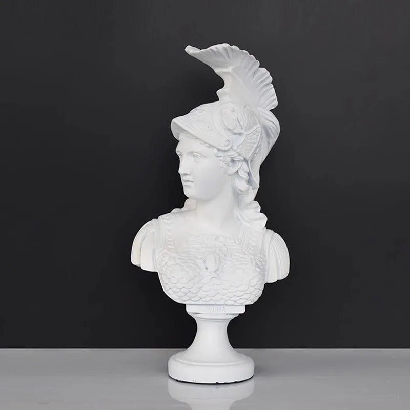 Statue Athéna blanche
