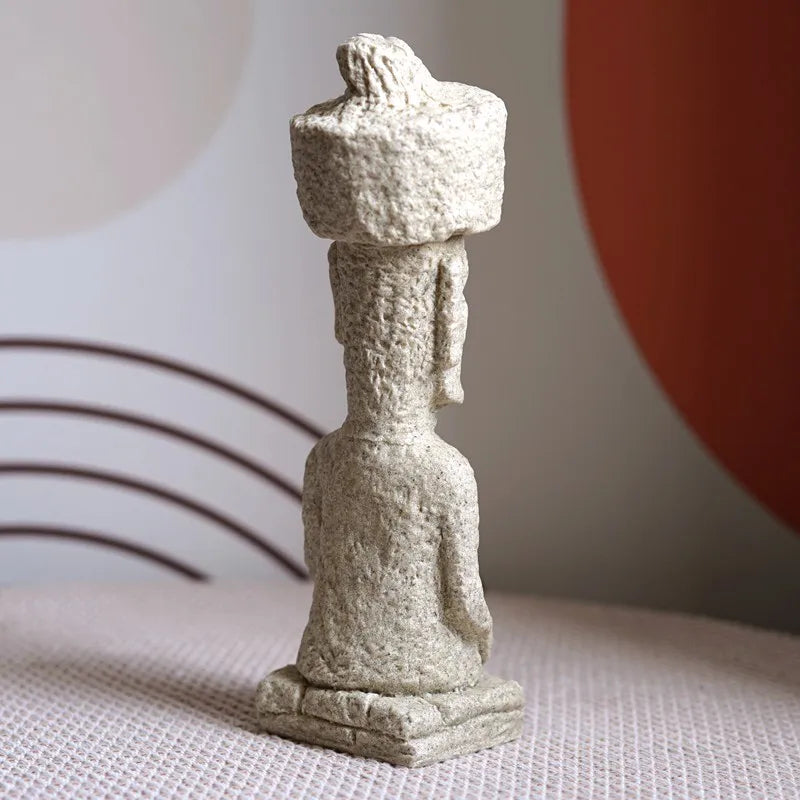 Statue ile de pâques avec corps