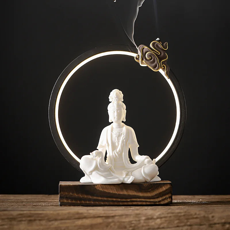 Statue Bouddha blanc