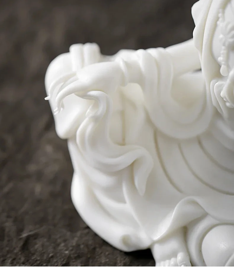 Statue Bouddha blanc