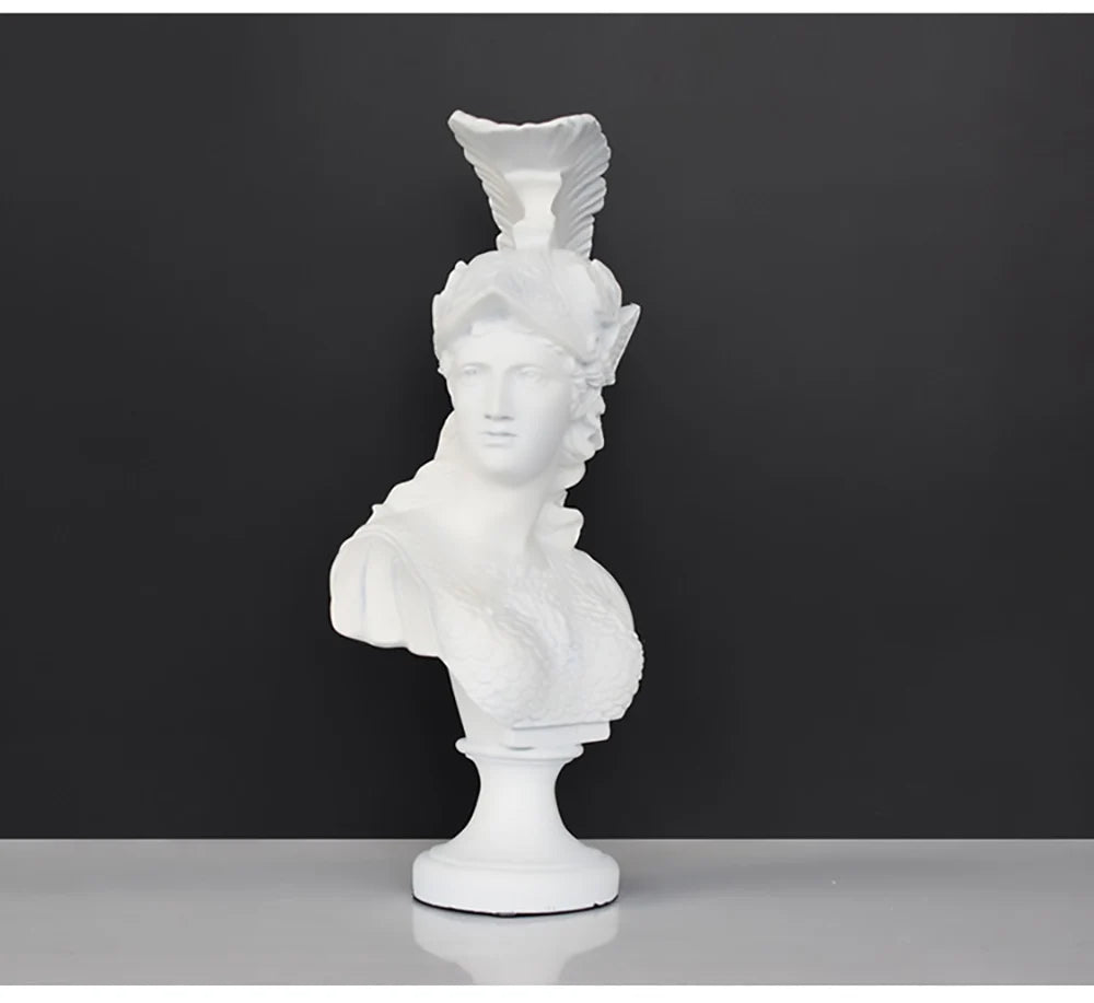Statue Athéna blanche