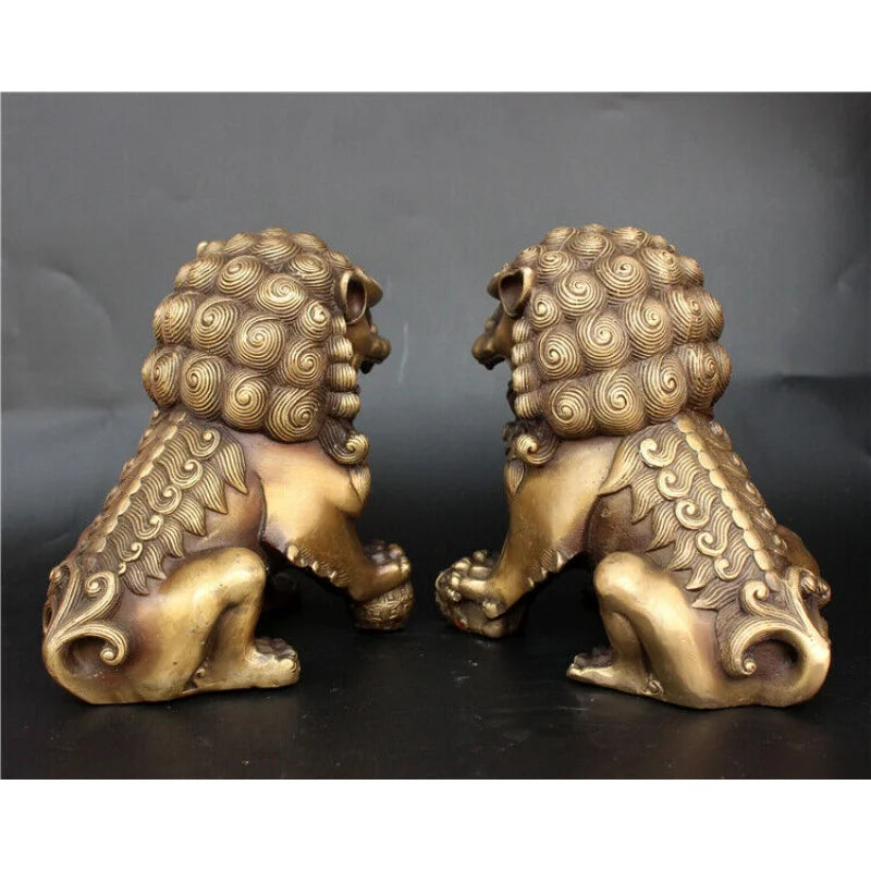 Statue chiens fu