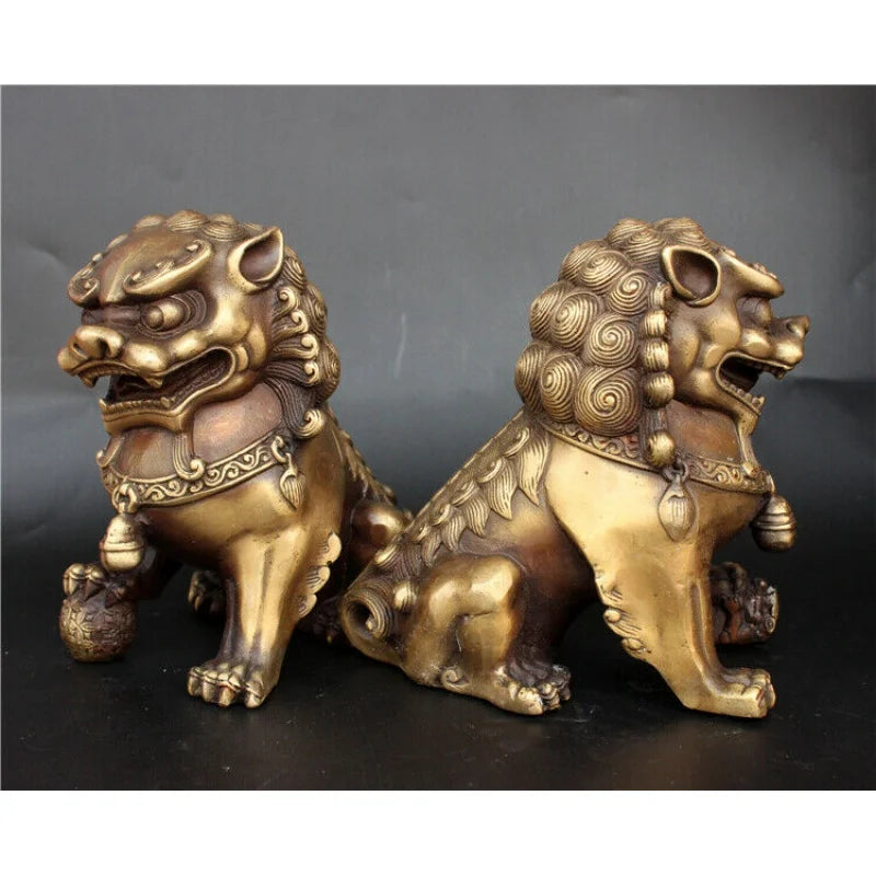 Statue chiens fu