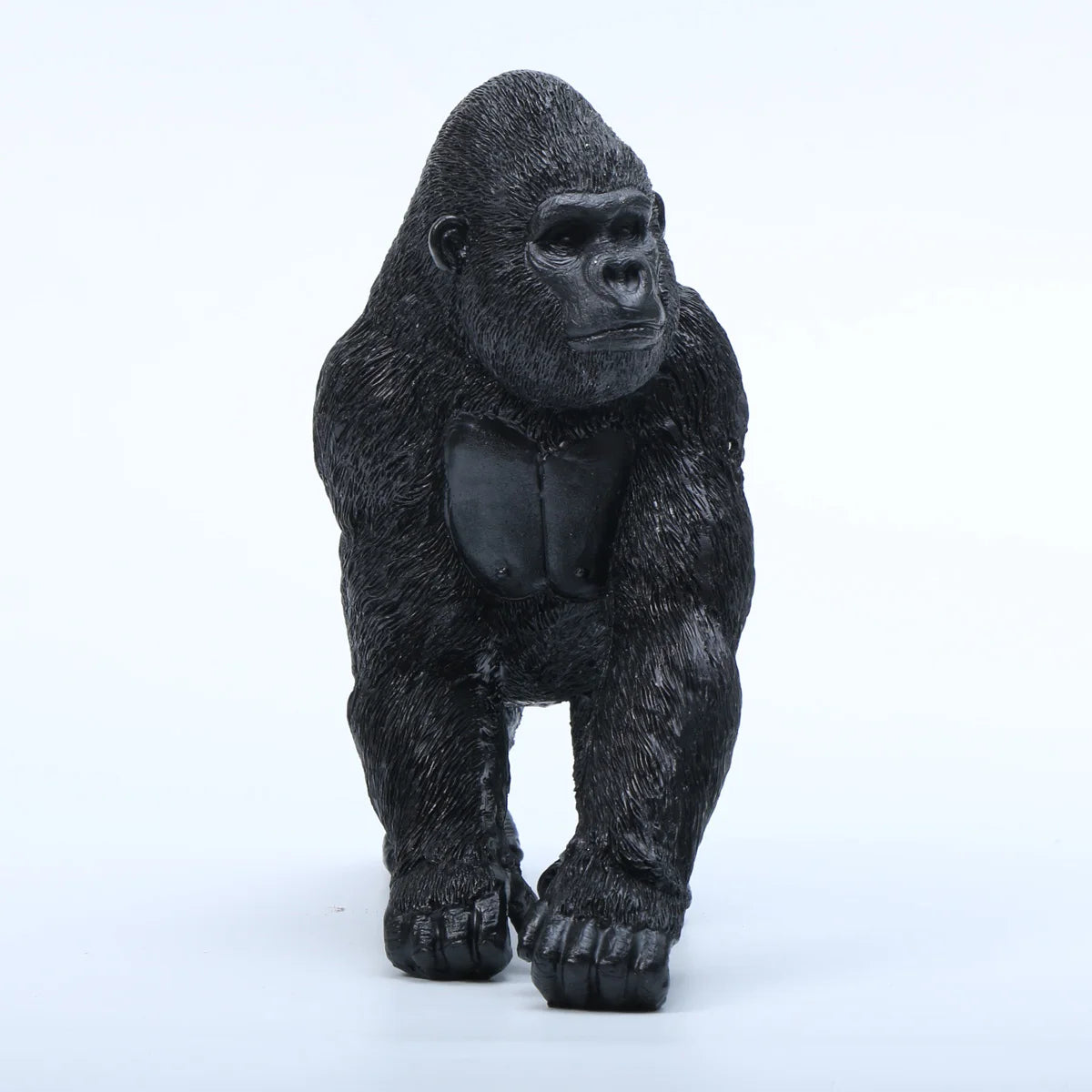Statue gorille noire