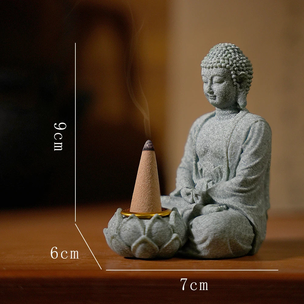 Statue Bouddha encens