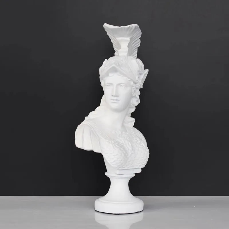 Statue Athéna blanche