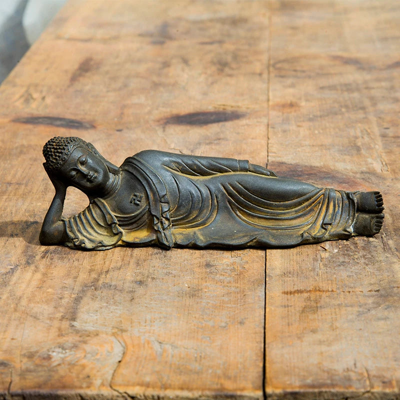 Statue Bouddha allongé