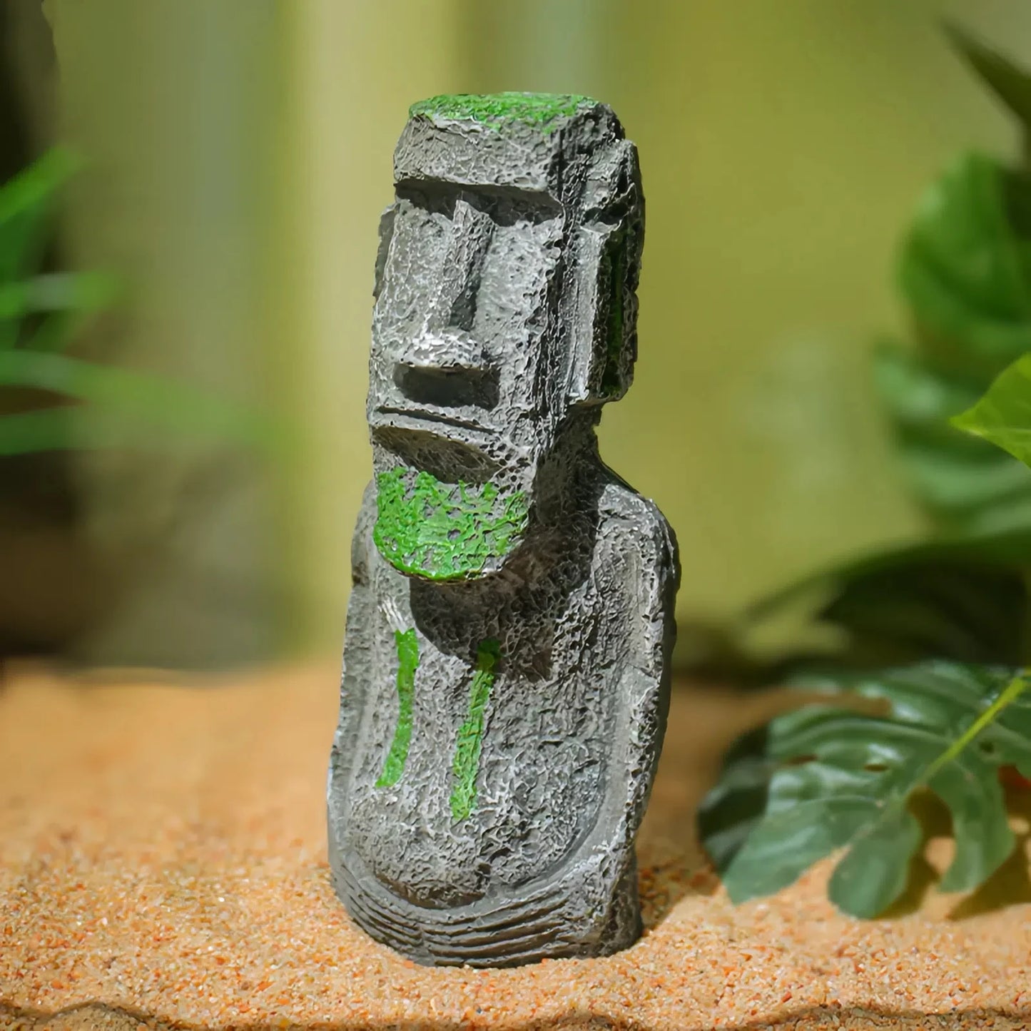 Statue moaï aquarium