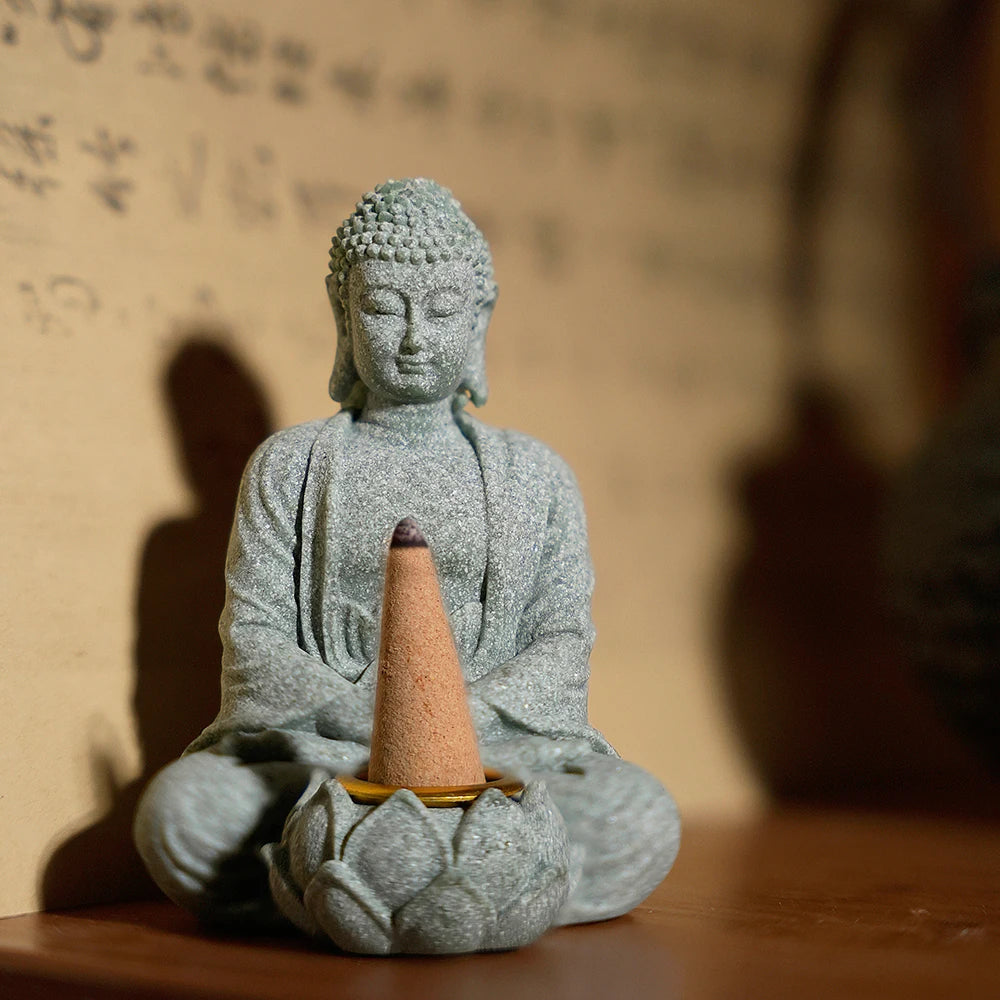 Statue Bouddha encens