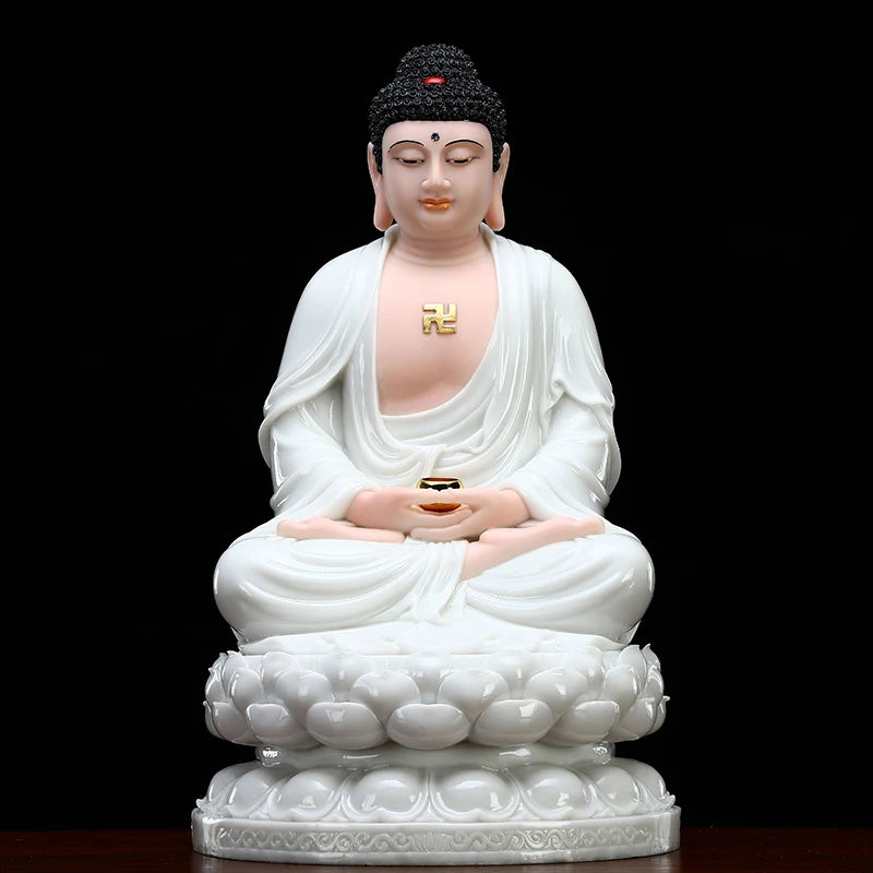 Statue Bouddha marbre