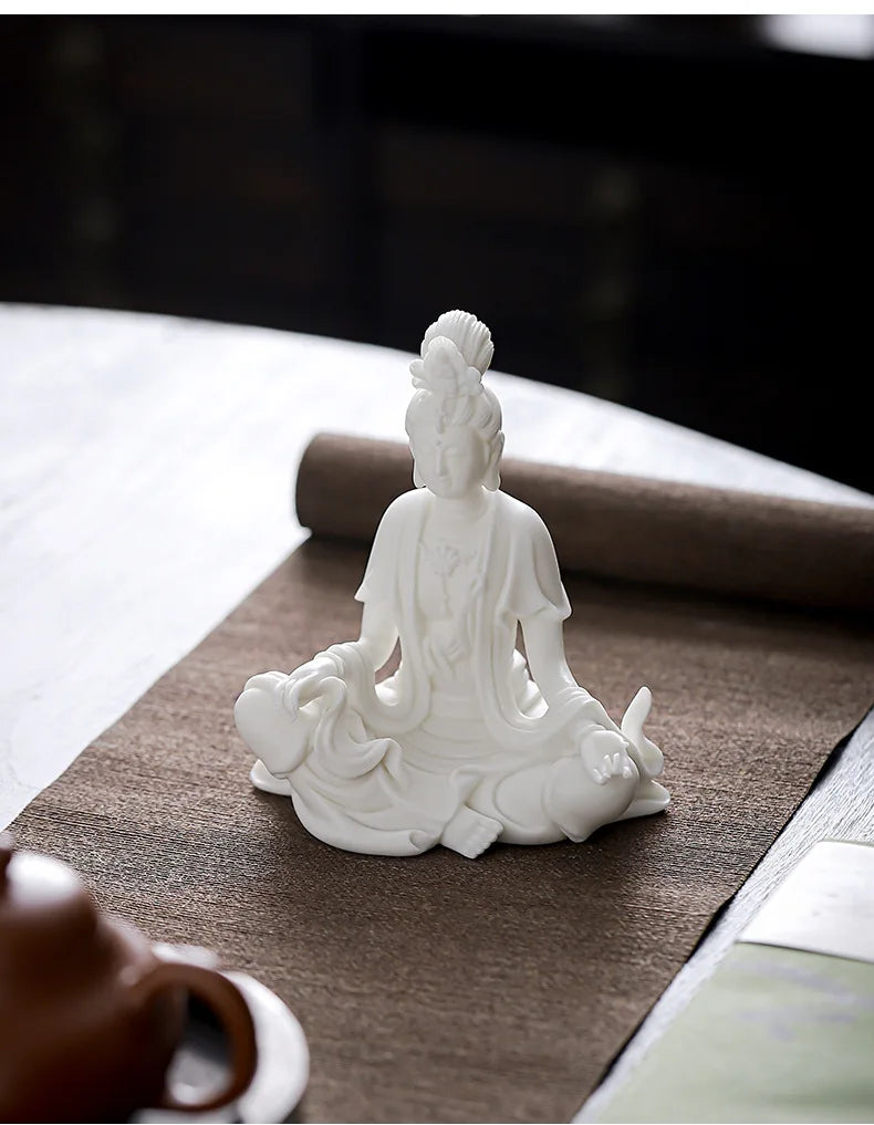 Statue Bouddha blanc