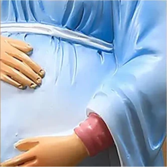 Statue Vierge Marie enceinte