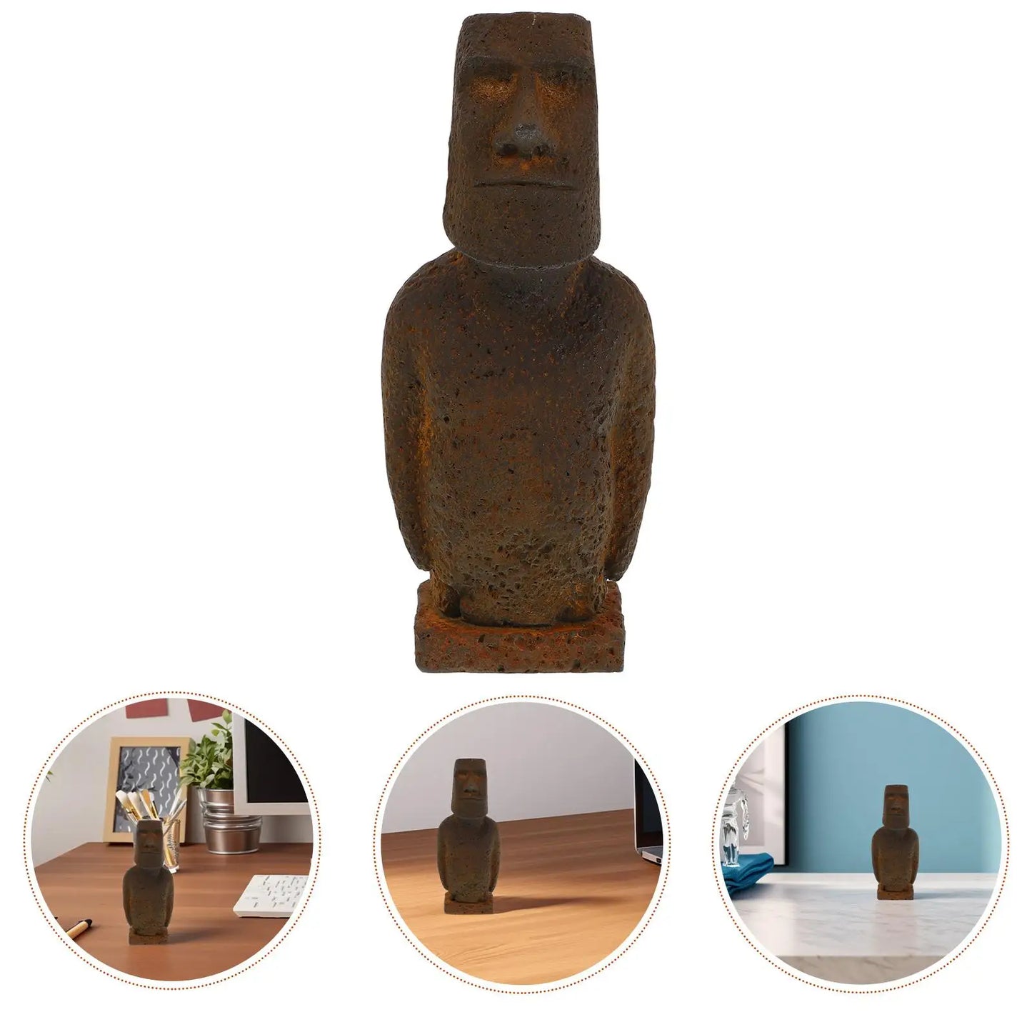 Statue moaï bureau