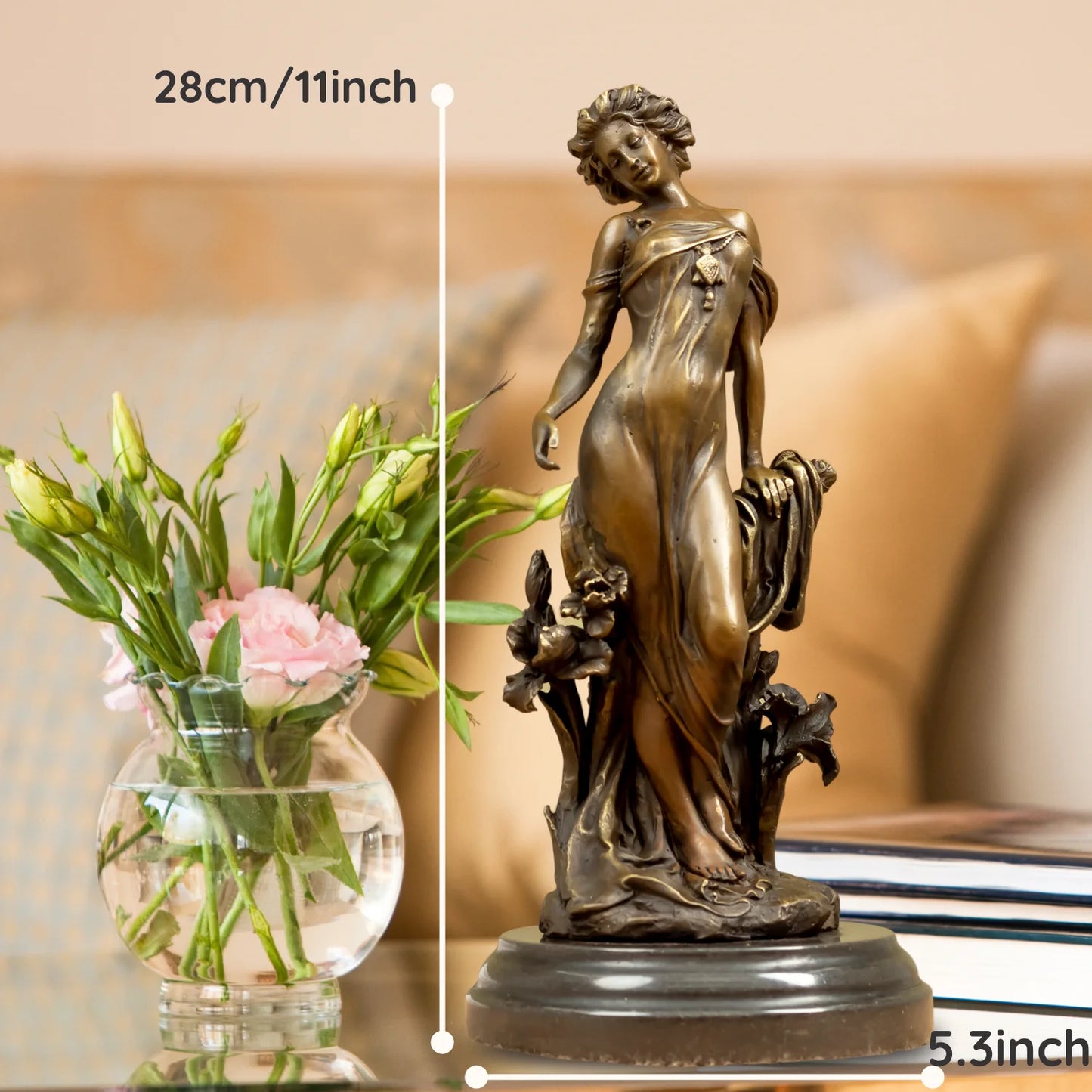 Statue Aphrodite en bronze