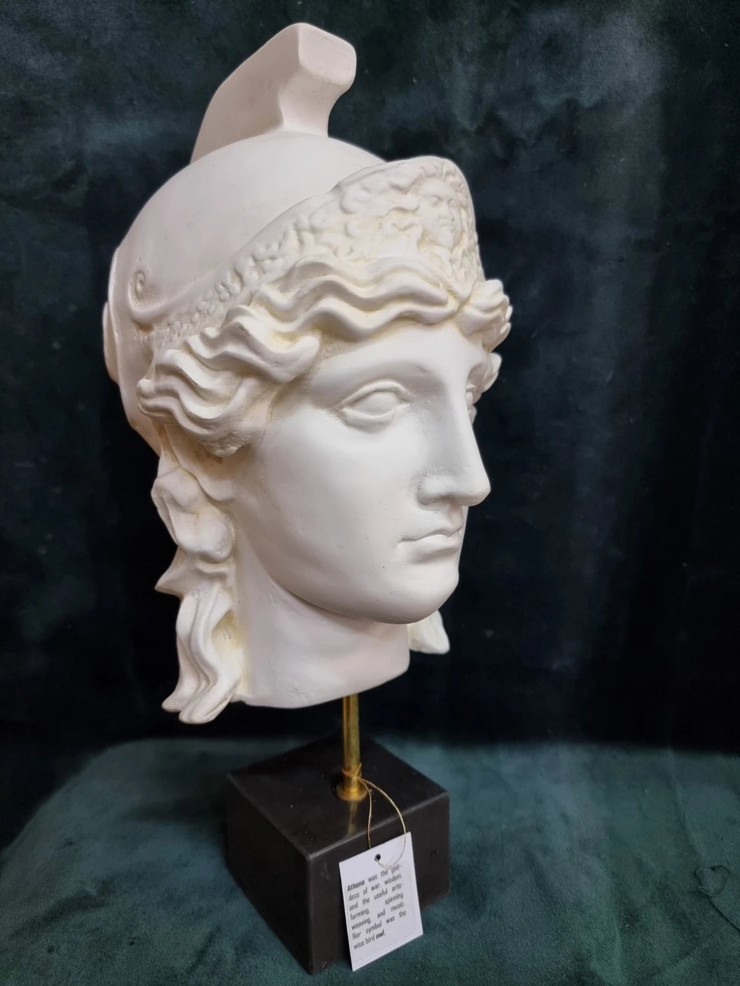 Statue visage Athéna