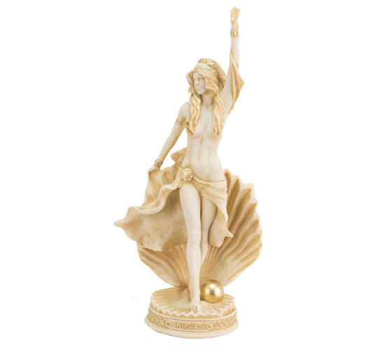 Statue Aphrodite dorée