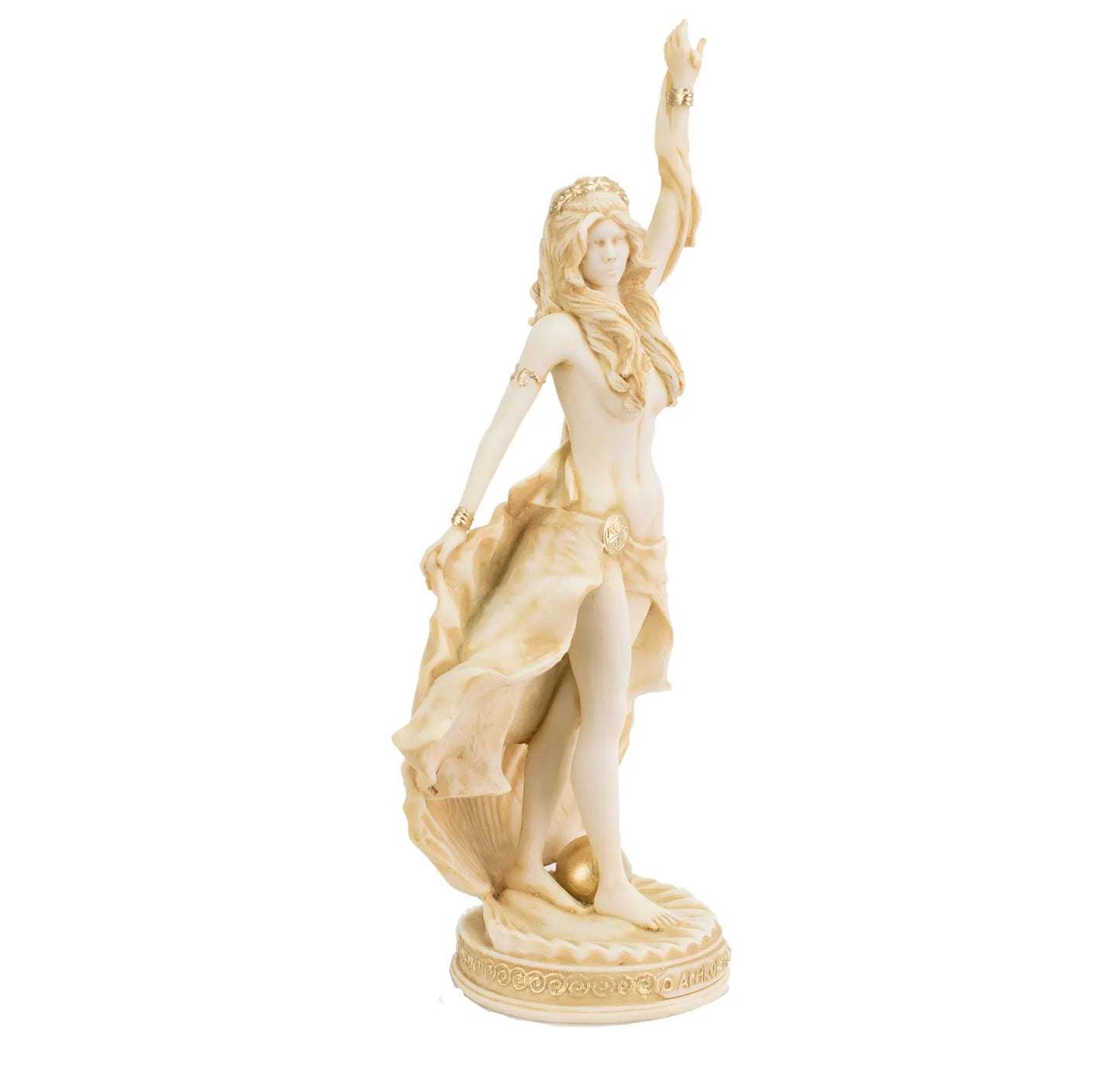 Statue Aphrodite dorée