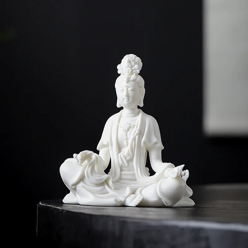Statue Bouddha blanc
